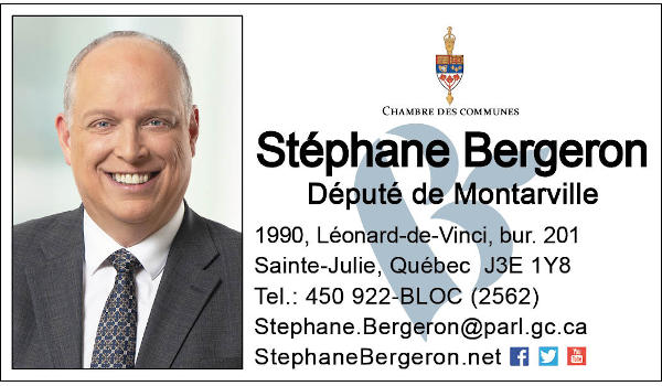 Stéphane Bergeron député de Montarville